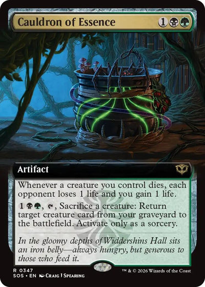 Cauldron of Essence (Extended Art) (347) (Secrets of Strixhaven)