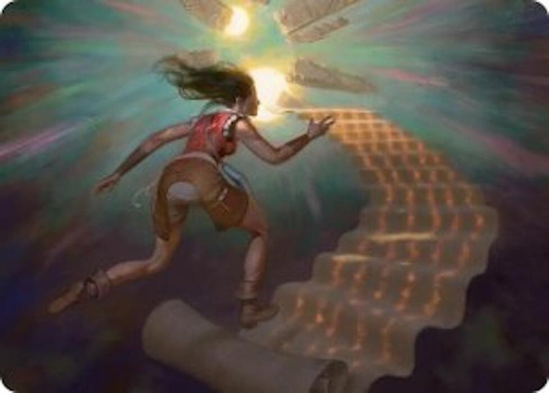 Image for Pursue the Past Art Card (22) (Art Series: Secrets of Strixhaven) - Magic: The Gathering