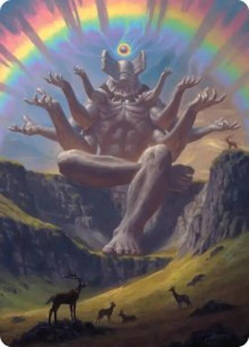 Image for Transcendent Archaic Art Card (1) (Art Series: Secrets of Strixhaven) - Magic: The Gathering