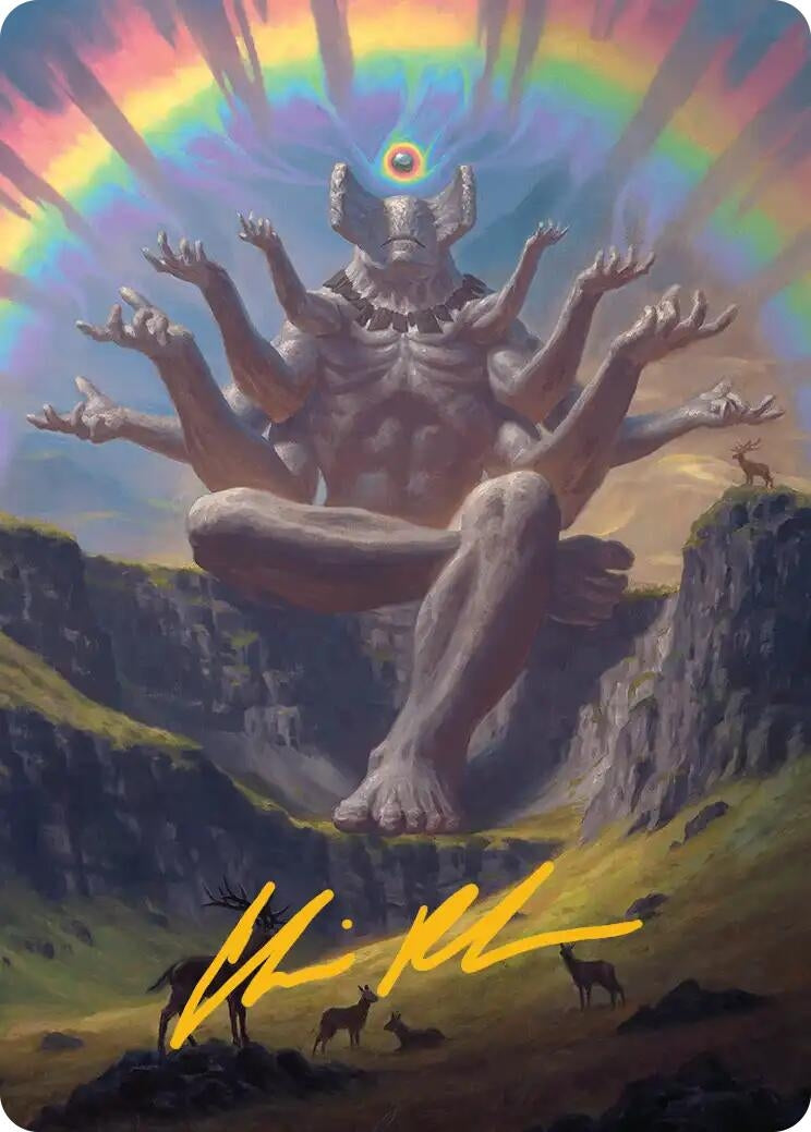 Image for Transcendent Archaic Art Card (Gold-Stamped Signature) (1) (Art Series: Secrets of Strixhaven) - Magic: The Gathering