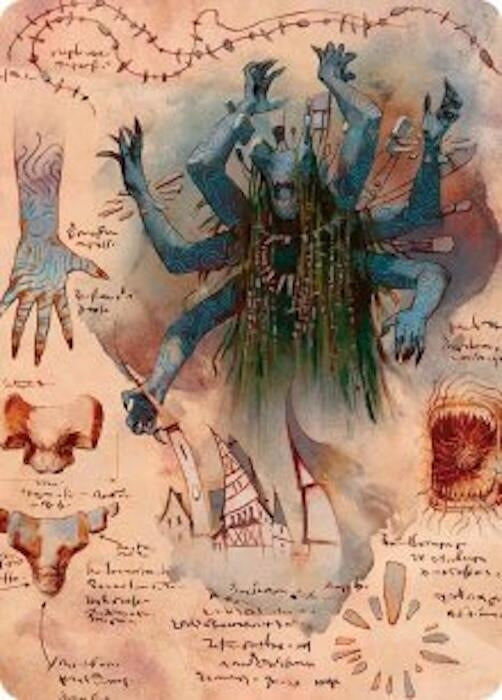 Image for The Dawning Archaic Art Card (29) (Art Series: Secrets of Strixhaven) - Magic: The Gathering