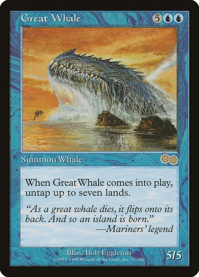 Great Whale (77) (Urza's Saga)
