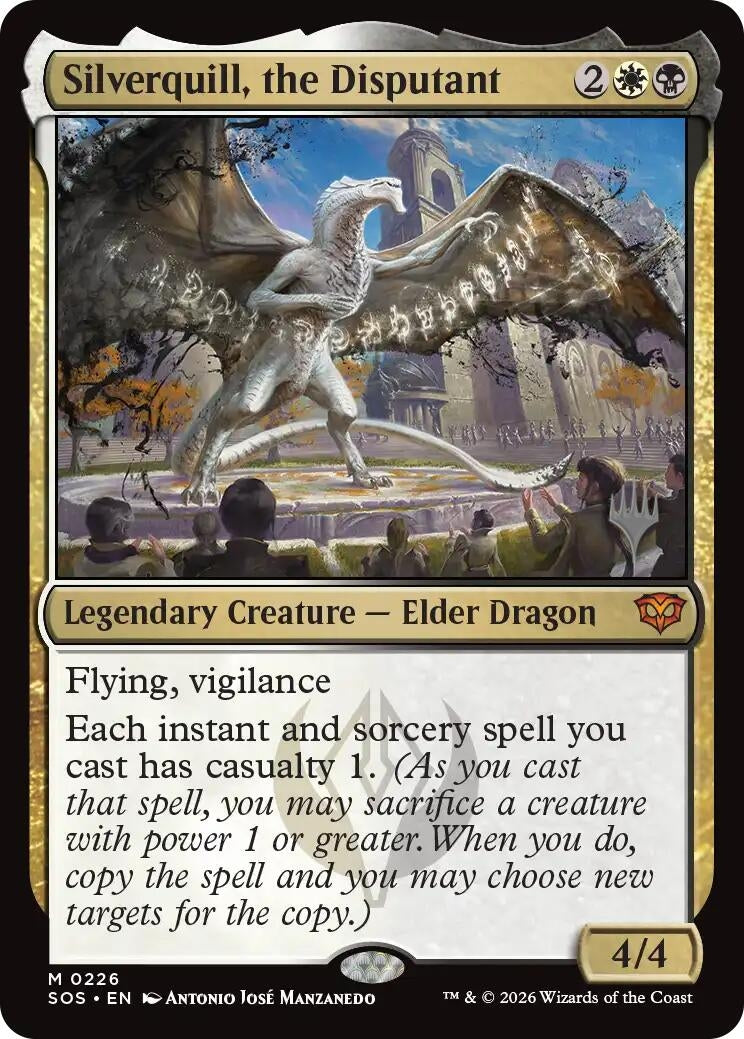 Image for Silverquill, the Disputant (226) (Promo Pack: Secrets of Strixhaven) - Magic: The Gathering