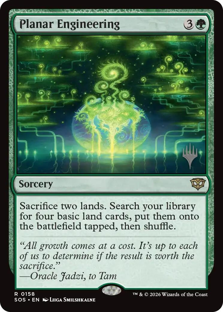 Image for Planar Engineering (158) (Promo Pack: Secrets of Strixhaven) - Magic: The Gathering