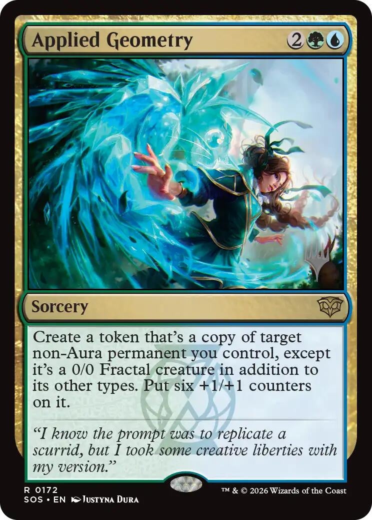 Image for Applied Geometry (172) (Promo Pack: Secrets of Strixhaven) - Magic: The Gathering