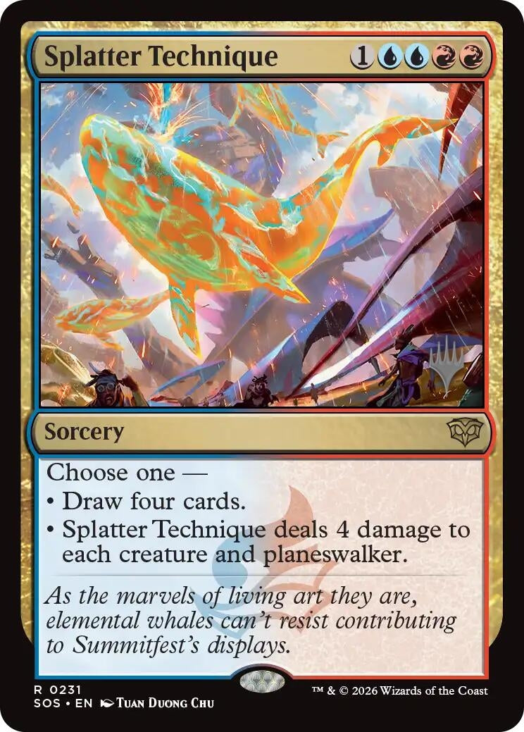 Image for Splatter Technique (231) (Promo Pack: Secrets of Strixhaven) - Magic: The Gathering