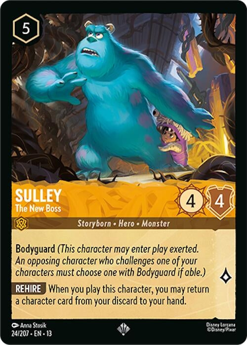 Image for Sulley - The New Boss (24/207) (Attack of the Vine!) - Disney Lorcana
