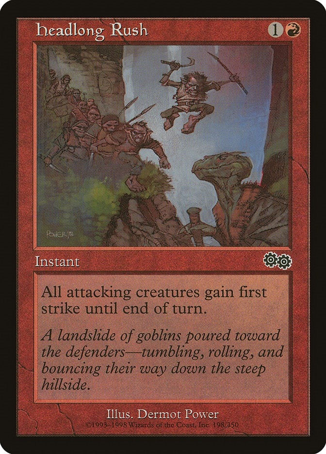 Headlong Rush (198) (Urza's Saga)
