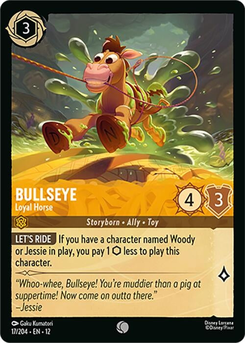Image for Bullseye - Loyal Horse (17/204) (Wilds Unknown) - Disney Lorcana