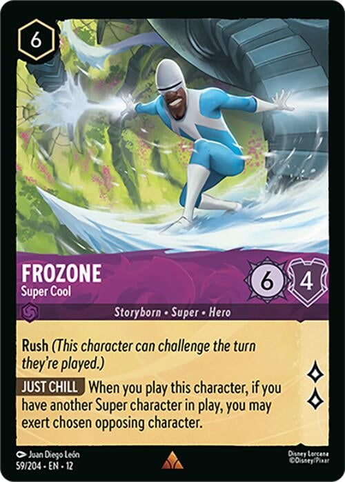 Image for Frozone - Super Cool (59/204) (Wilds Unknown) - Disney Lorcana