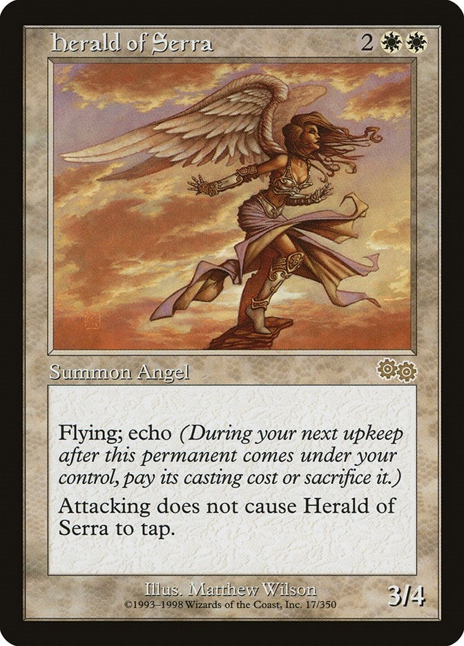 Herald of Serra (17) (Urza's Saga)