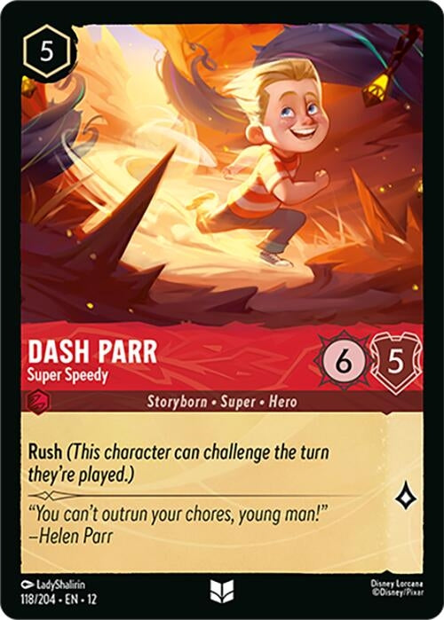 Image for Dash Parr - Super Speedy (118/204) (Wilds Unknown) - Disney Lorcana
