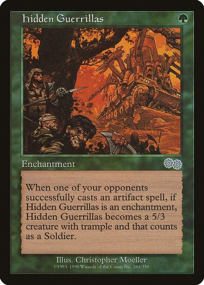 Hidden Guerrillas (261) (Urza's Saga)