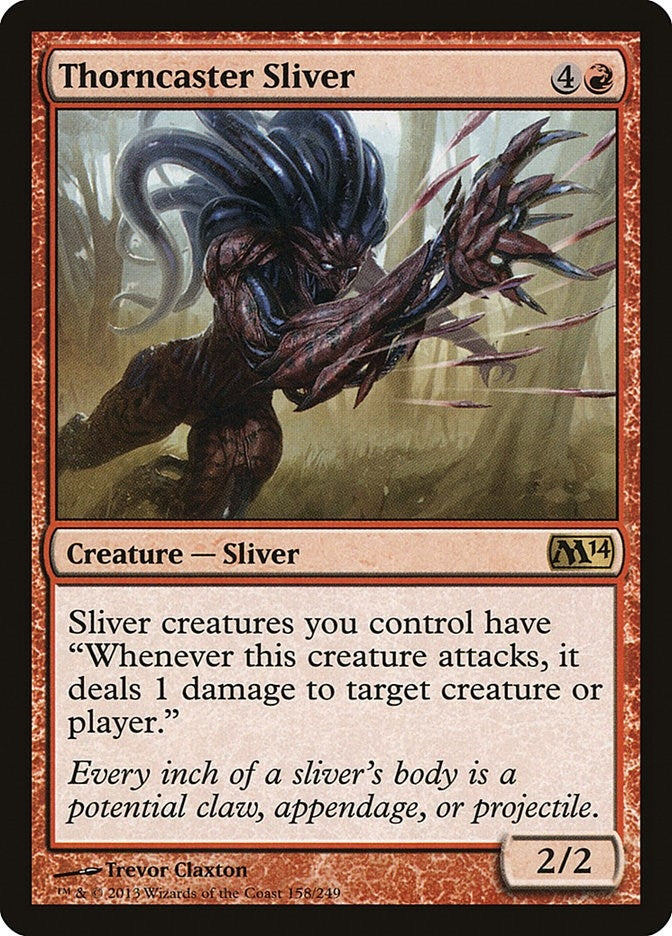 Thorncaster Sliver (158) (Magic 2014 (M14))