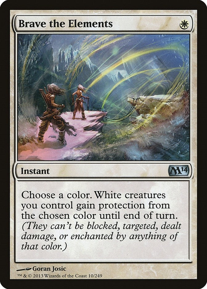 Brave the Elements (10) (Magic 2014 (M14))