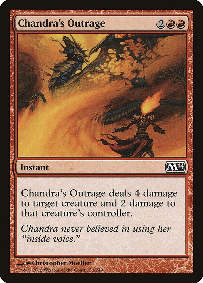 Chandra's Outrage (133) (Magic 2014 (M14))