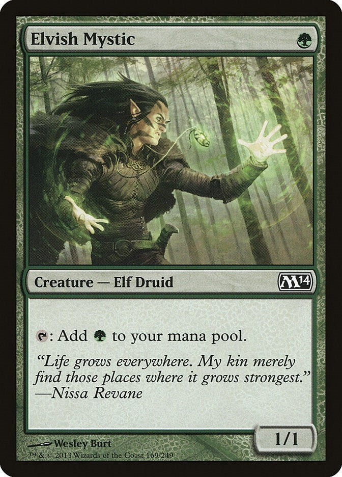 Elvish Mystic (169) (Magic 2014 (M14))