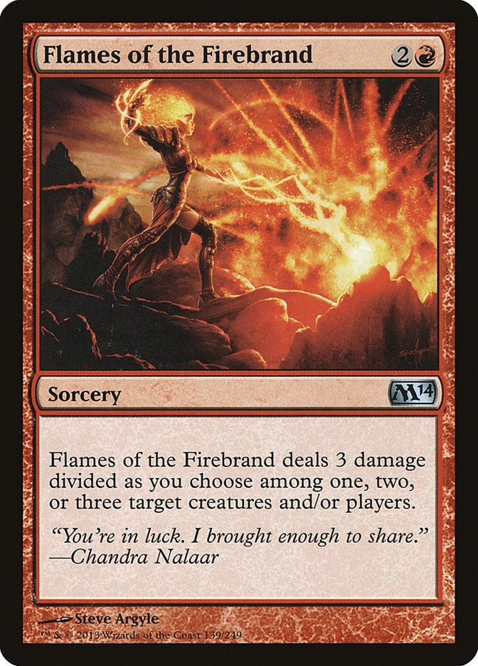 Flames of the Firebrand (139) (Magic 2014 (M14))