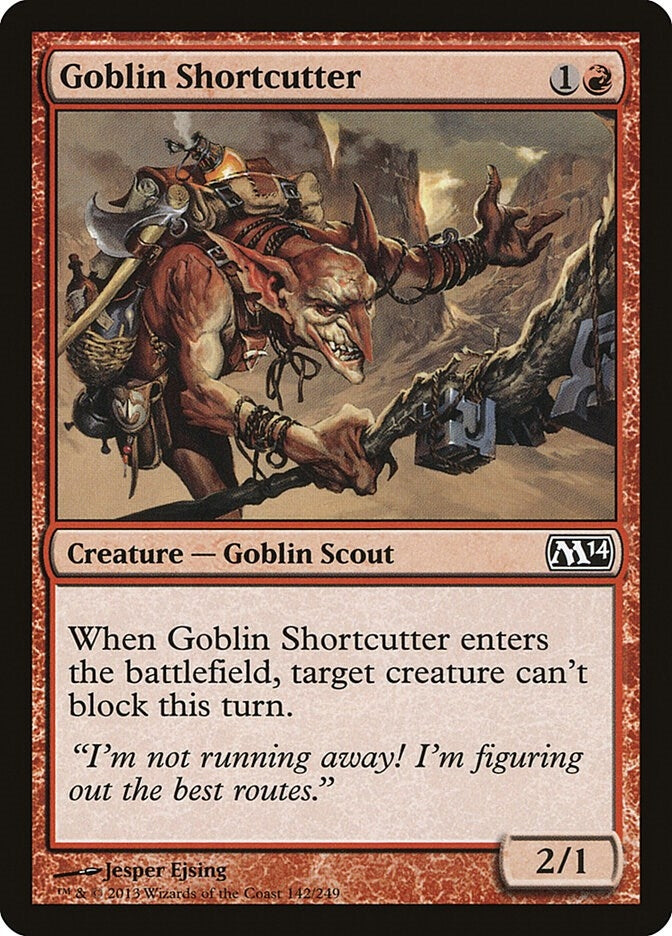 Goblin Shortcutter (142) (Magic 2014 (M14))