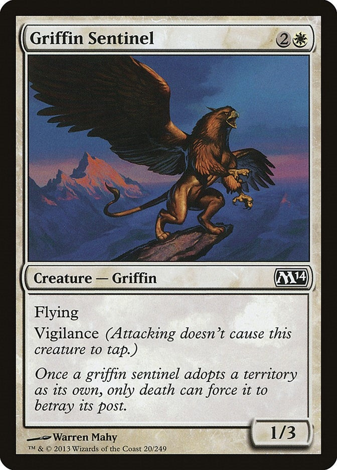 Griffin Sentinel (20) (Magic 2014 (M14))