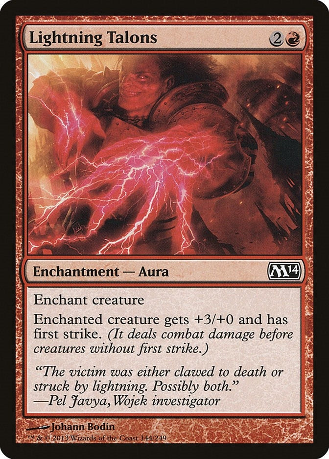 Lightning Talons (144) (Magic 2014 (M14))