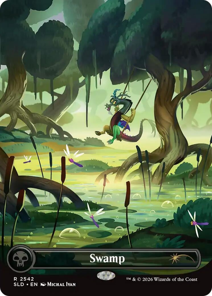 Image for Swamp (2542) (2542) (Secret Lair Drop Series) - Magic: The Gathering