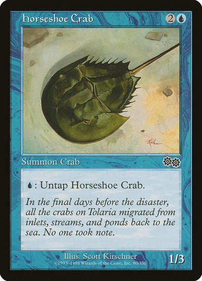 Horseshoe Crab (80) (Urza's Saga)