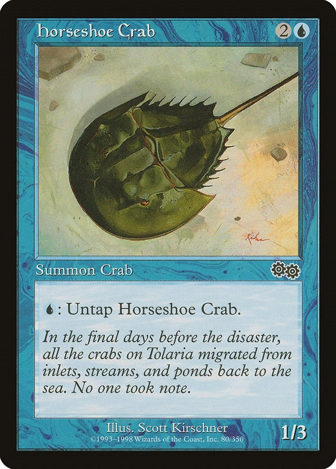 Horseshoe Crab (80) (Urza's Saga)