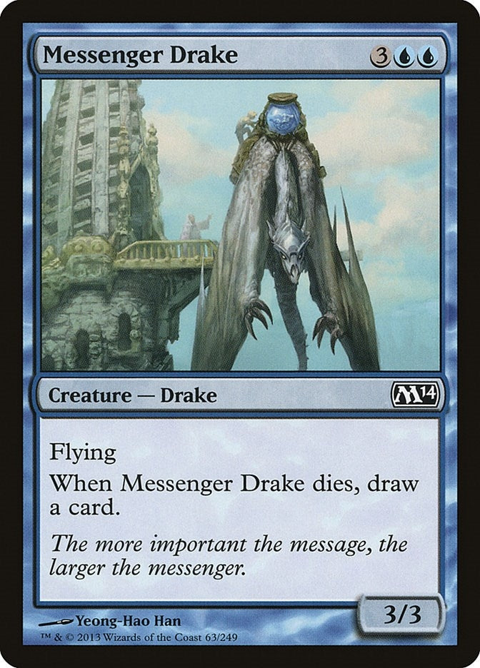 Messenger Drake (63) (Magic 2014 (M14))