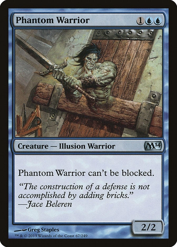 Phantom Warrior (67) (Magic 2014 (M14))