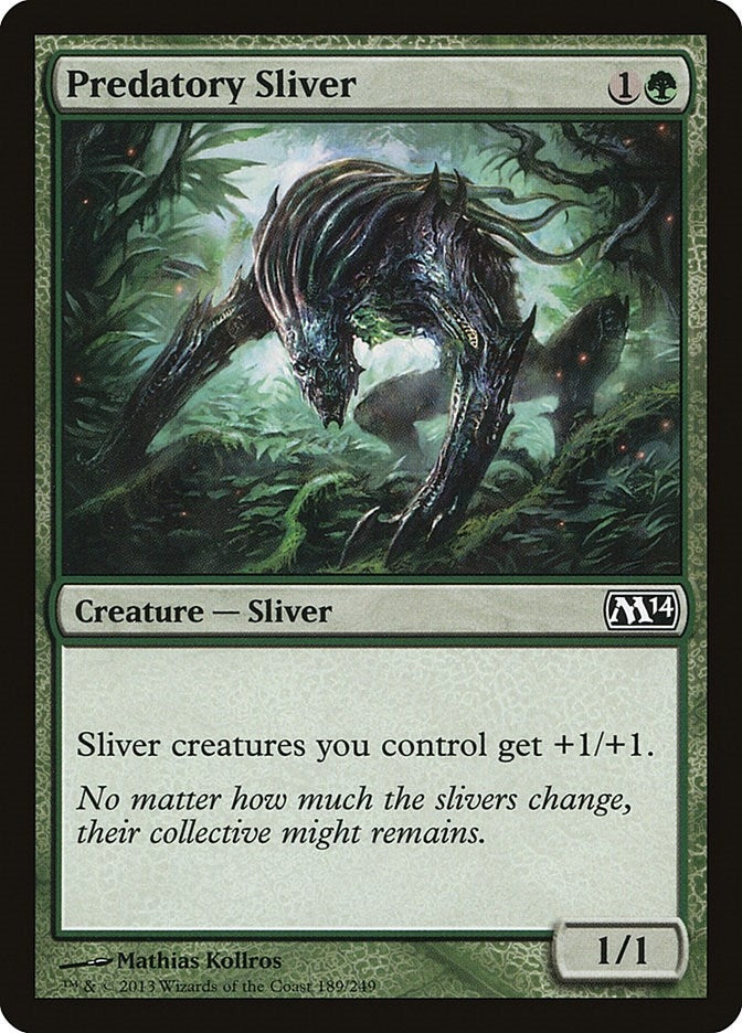 Predatory Sliver (189) (Magic 2014 (M14))