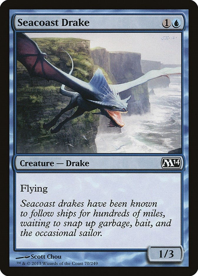 Seacoast Drake (70) (Magic 2014 (M14))