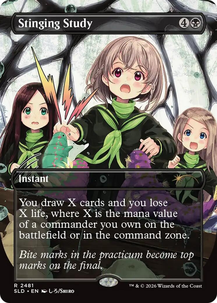 Image for Stinging Study (2481) (Secret Lair Drop Series) - Magic: The Gathering