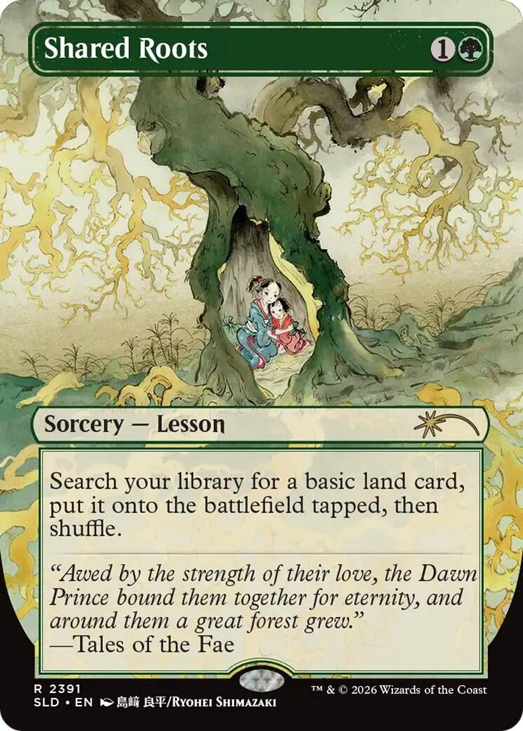 Image for Shared Roots (2391) (Secret Lair Drop Series) - Magic: The Gathering