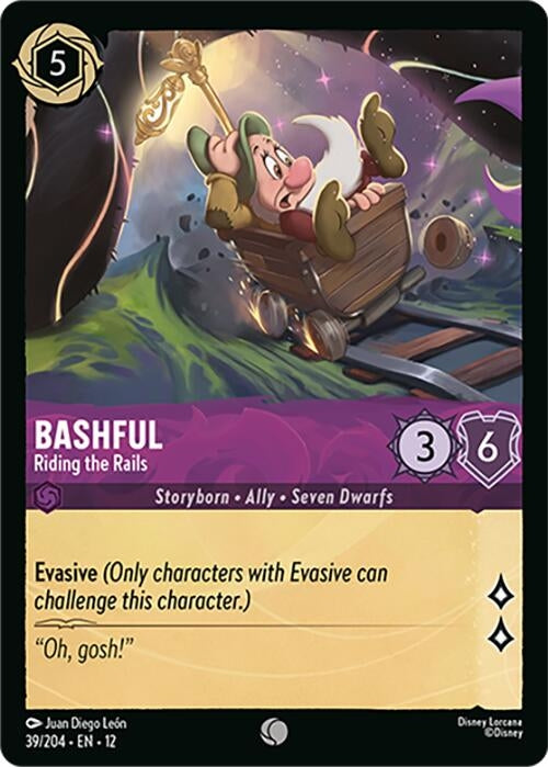 Image for Bashful - Riding the Rails (39/204) (Wilds Unknown) - Disney Lorcana