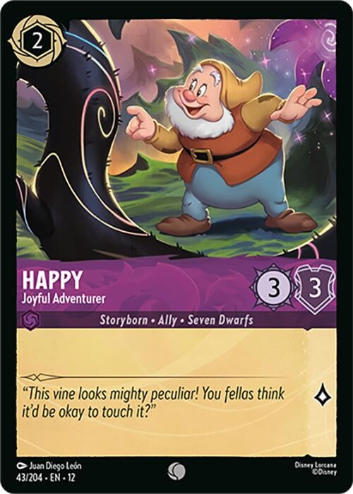 Image for Happy - Joyful Adventurer (43/204) (Wilds Unknown) - Disney Lorcana