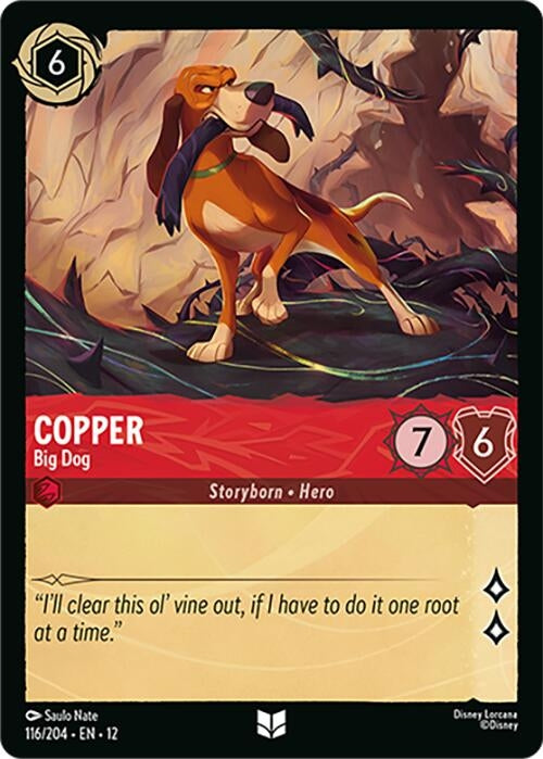 Image for Copper - Big Dog (116/204) (Wilds Unknown) - Disney Lorcana