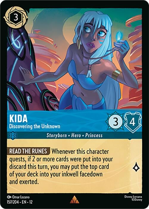 Image for Kida - Discovering the Unknown (157/204) (Wilds Unknown) - Disney Lorcana