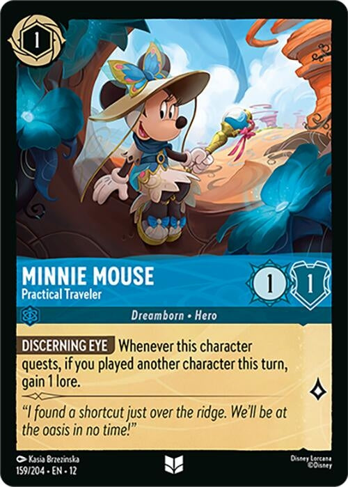 Image for Minnie Mouse - Practical Traveler (159/204) (Wilds Unknown) - Disney Lorcana