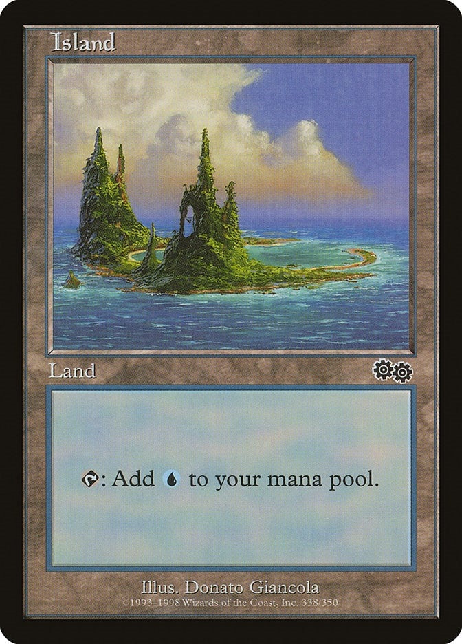 Island (338) (338) (Urza's Saga)