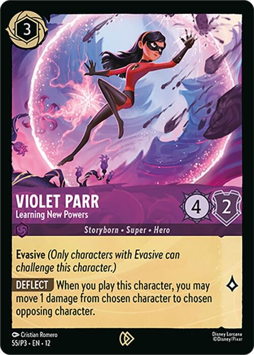 Image for Violet Parr - Learning New Powers (55) (Disney Lorcana Promo Cards) - Disney Lorcana