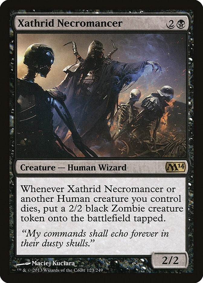 Image for Xathrid Necromancer (123) - Magic: The Gathering