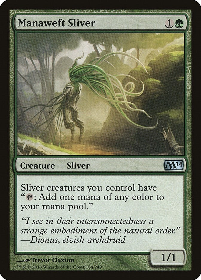 Manaweft Sliver (184) (Magic 2014 (M14))