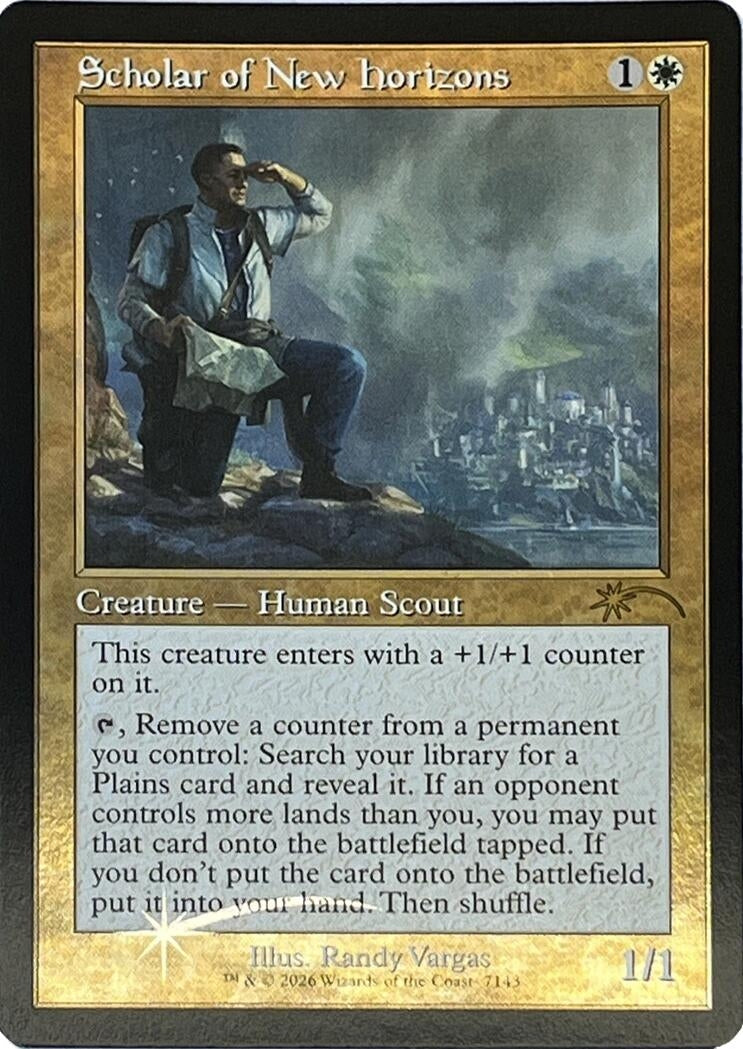 Image for Scholar of New Horizons (Retro Frame) (7143) (Secret Lair Drop Series) - Magic: The Gathering