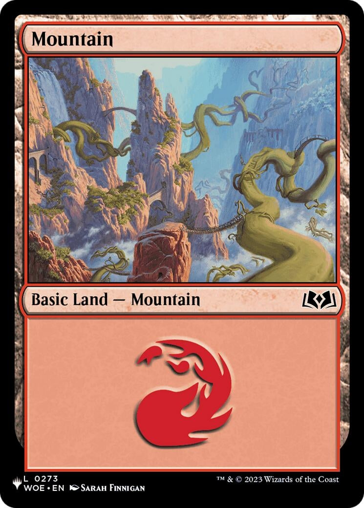 Image for Mountain (0273) (WOE) (273) (The List Reprints) - Magic: The Gathering