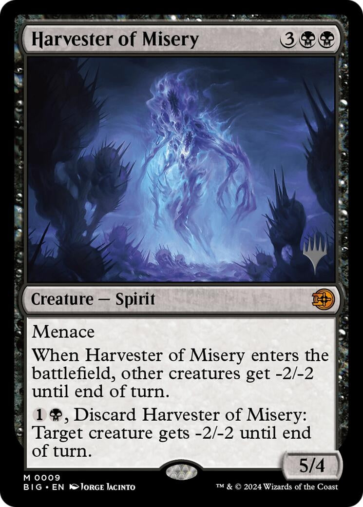 Image for Harvester of Misery (9) (Promo Pack: Secrets of Strixhaven) - Magic: The Gathering