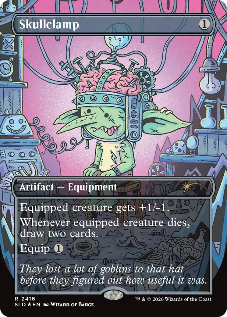 Image for Skullclamp (2416) (2416) (Secret Lair Drop Series) - Magic: The Gathering