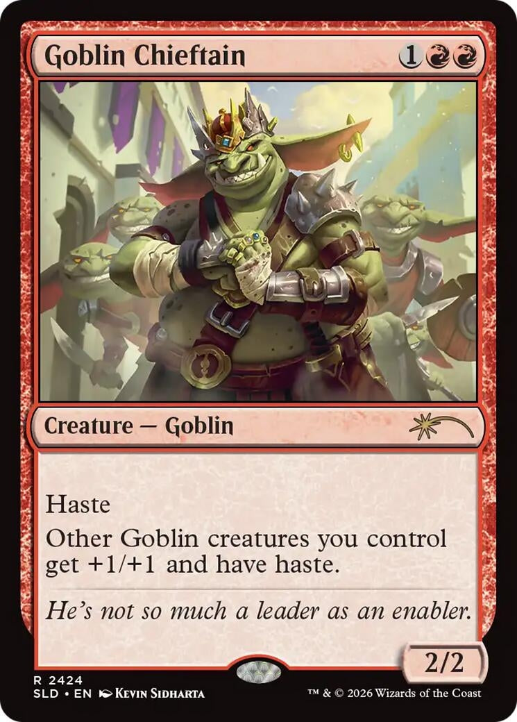 Image for Goblin Chieftain (2424) (2424) (Secret Lair Drop Series) - Magic: The Gathering