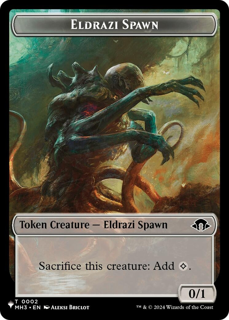 Image for Eldrazi Spawn (MH3) // Eldrazi (M3C) Double-Sided Token (2 // 1) (The List Reprints) - Magic: The Gathering