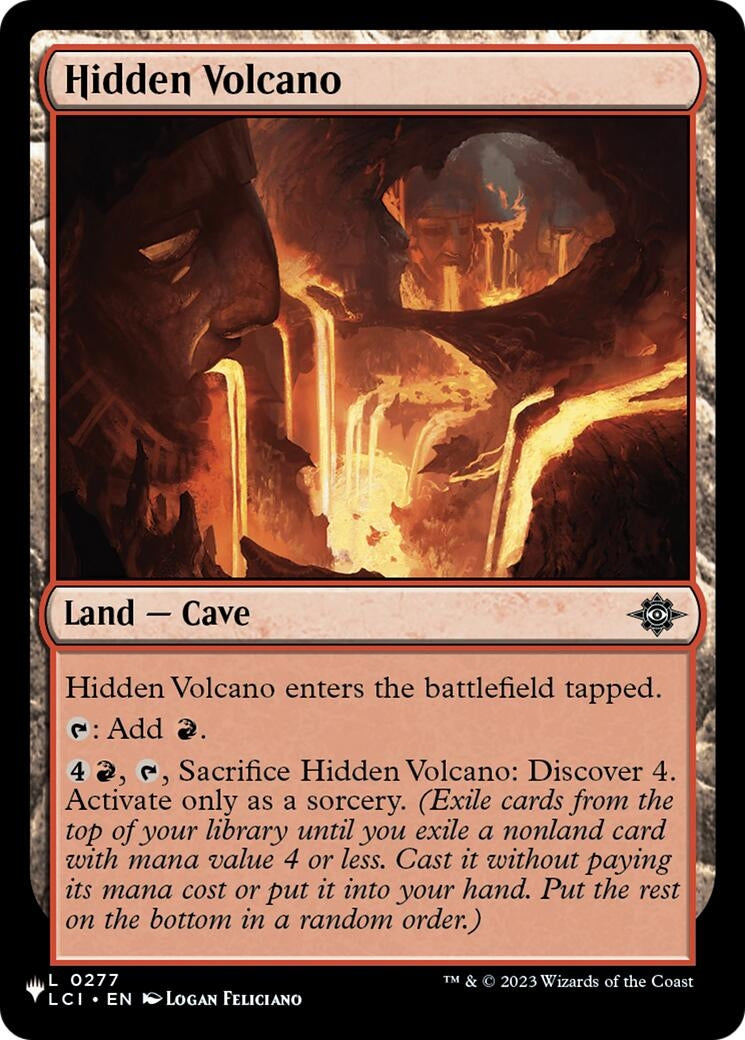 Image for Hidden Volcano (277) (The List Reprints) - Magic: The Gathering